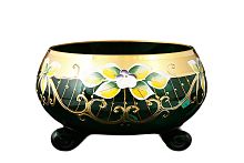 Тройножка 16см золото зеленый фон Star Crystal