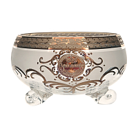 Тройножка 13см 1шт Bohemia золото Balvinglass