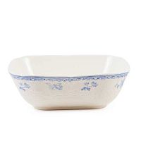 Салатник квадратный 20,5см Blue Flowers