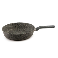 Сковорода 28см гранитно-каменный серый Rashel 
