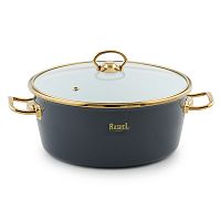 Кастрюля 4.5л с/кр графитовый RasheL
