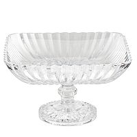 Фруктовница 28см на ножке Crown Max Crystal