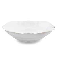 Салатник 25см Белый узор Bernadotte