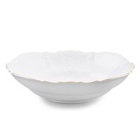 Салатник 25см Белый узор Bernadotte