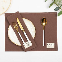 Набор салфеток 40*30см 2шт коричневый Kitchen Этель