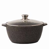 Кастрюля 6л 28см Premium grey Мечта