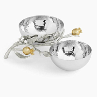 Менажница 27см Pomegranate Silver Michael Aram