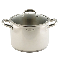 Кастрюля 9л 26см со стеклянной крышкой Leon Кукмара