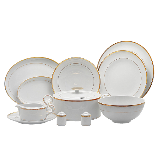 Сервиз столовый 6пер 26пр с супником Milano Gold Falkenporzellan