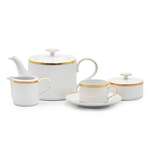 Сервиз чайный 6пер 15пр Milano Gold Falkenporzellan 