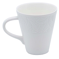 Чашка фарфоровая чайная 220мл белый Magistro Сrotone 