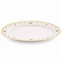 Блюдо овальное 24см Constanza Creme Primavera Gold Falkenporzellan