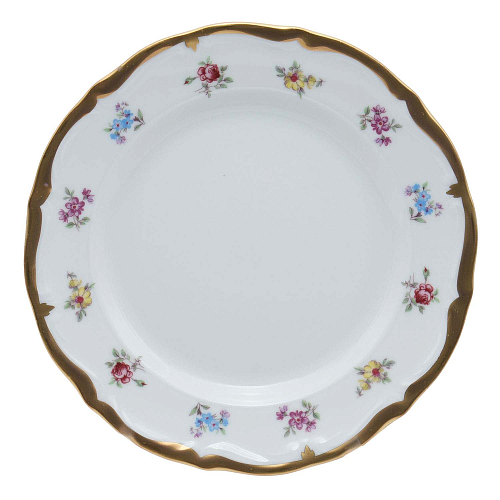 Набор тарелок 19см 6шт Мейсенский цветок Queen's Crown