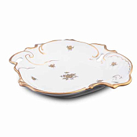 Поднос 31см ракушка Золотая Роза Queen's Crown