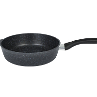 Сковорода 22см с ручкой Granit black 