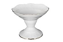 Конфетница н/н 13см Платиновый узор слоновая кость Bernadotte