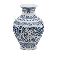 Ваза 25см Blue & White