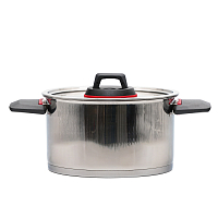 Кастрюля 4,6л 22см с крышкой Pauline Fissman