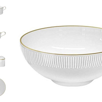 Сервиз столовый 6пер 26пр с супником Nastia White Gold Falkenporzellan