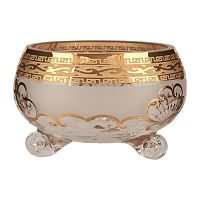 Конфетница 13см тройножка Kamila золото Star Crystal