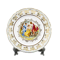 Набор тарелок 25см 6шт Аристократ Мадонна Queen's Crown