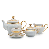 Сервиз чайный 6пер 15пр Золотая лента Мария Луиза Thun 