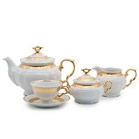 Сервиз чайный 6пер 15пр Золотая лента Мария Луиза Thun 
