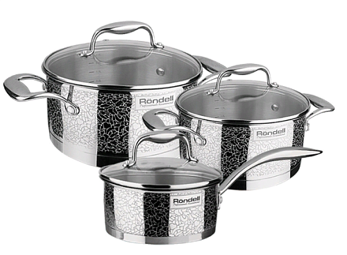 Набор кастрюль 6пр Vintage Rondell Набор кастрюль 6пр Vintage Rondell
