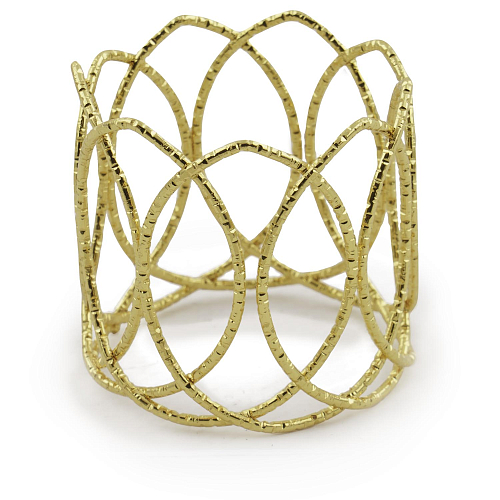 Кольцо для салфетки 4,5*4см Noble золотой