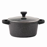 Кастрюля 24см 4,4л с/кр Hoffmann