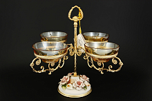 Менажница 4 секции Rozaperla