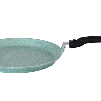 Сковорода блинная 24см Фисташковый мрамор Кукмара