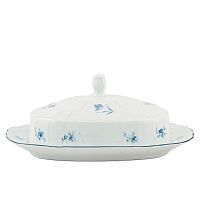 Масленка с крышкой Синий цветок Bernadotte