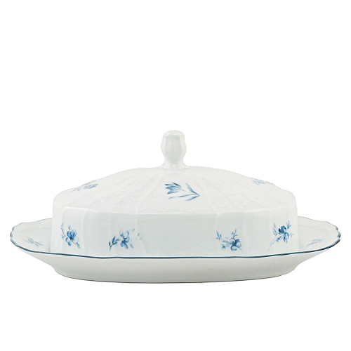 Масленка с крышкой Синий цветок Bernadotte