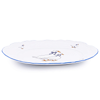 Блюдо овальное 32см Офелия Гуси Мам Декор Carlsbad