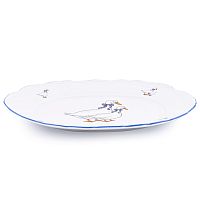 Блюдо овальное 32см Офелия Гуси Мам Декор Carlsbad