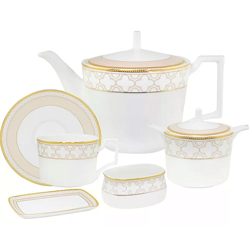 Сервиз чайный 6пер 18пр Жозефина в под.уп. Сервиз чайный 6пер 18пр Жозефина в под.уп.