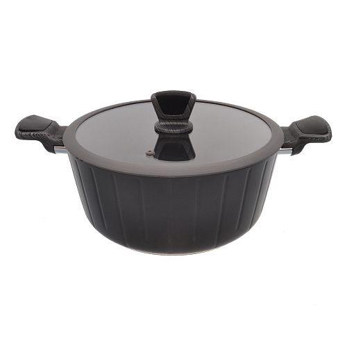 Кастрюля 28см со стекл.крышкой с а/п покрытием Pumpkin Repast