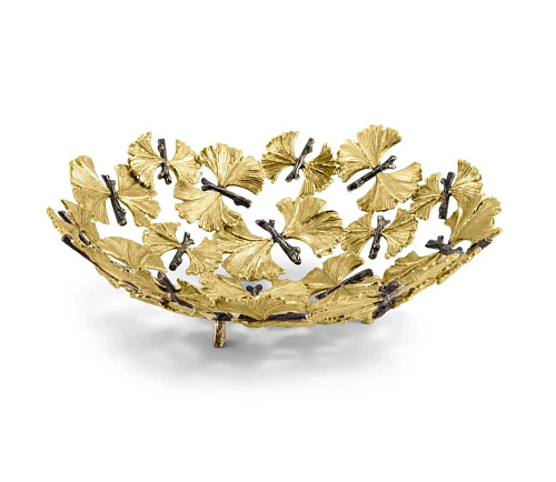 Фруктовница 24см Butterfly Ginkgo Michael Aram