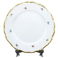 Блюдо круглое 30см Мария Луиза Белая матовая Carlsbad