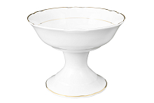 Фруктовница 23см на ножке Отводка золото