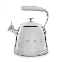 Чайник со свистком 2,3л нержавеющая сталь Стиль 50-х гг Smeg 