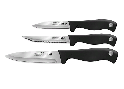 Набор ножей 3пр. Lara soft toush
