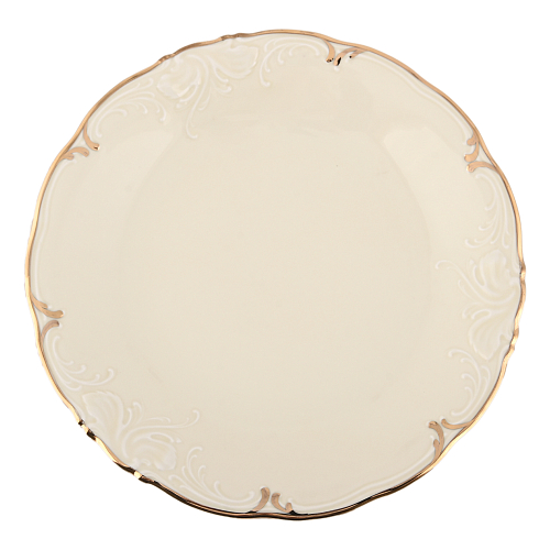Блюдо круглое 30см Фредерика Слоновая кость Queen's Crown