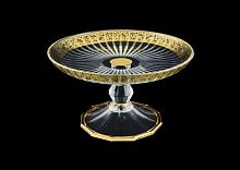 Конфетница 18см на ножке 1шт Romance Golden Bright Decor 