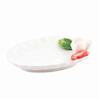 Блюдо 20*16см ракушка Mozzarella Annaluma