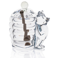 Медовница с крышкой 15см Crystalite Bohemia 