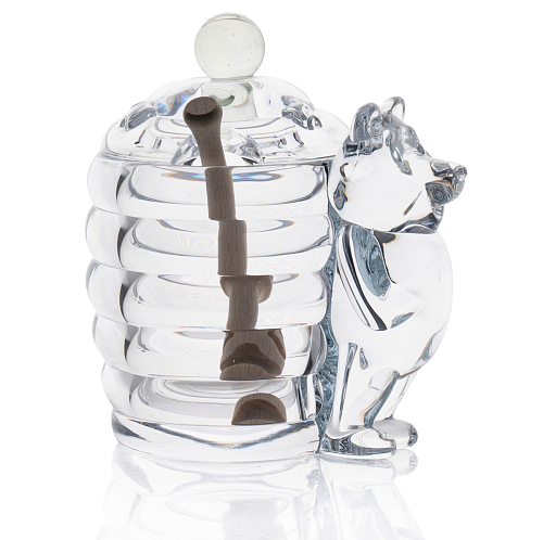 Медовница с крышкой 15см Crystalite Bohemia 