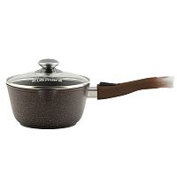 Ковш 1,5л с ручкой и стек кр Кофейный Мрамор Кукмара