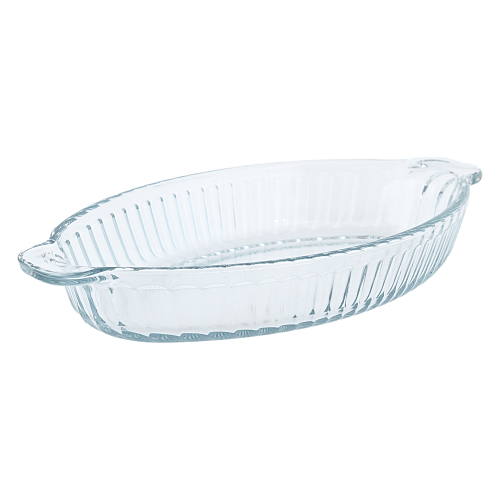 Форма 25см овальная из жаропрочного стекла BORCAM